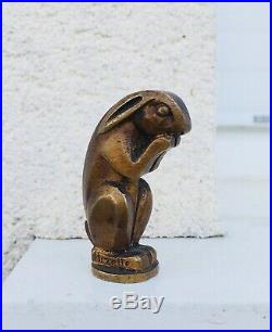 ANDRE BIZETTE LINDET 1906-1998-Art Deco 1930 Lapin /rabbit French