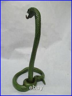 ART DECO Serpent Snake Cobra PORTE MONTRE GOUSSET Pocket watch stand Holder