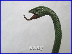 ART DECO Serpent Snake Cobra PORTE MONTRE GOUSSET Pocket watch stand Holder