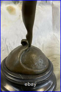 Abstrait Femme Signé Milo Statue Figurine Bronze Sculpture Fonte Maison Art