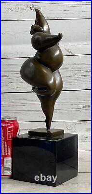 Abstrait Français Bronze Sculpture Statue Figurine Art Déco Moderne Marbre
