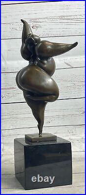 Abstrait Français Bronze Sculpture Statue Figurine Art Déco Moderne Marbre