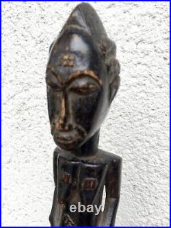 Africain statue tribal Afrique art Baoulé Côte d'Ivoire African sculpture