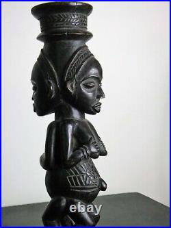 African art africain sculpture statue fetiche masque Luba RDC Congo Zaire Kongo
