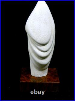 Ancienne Statue Art Deco Eramique Sculpture Religieuse Vierge Serie Limitee N 26