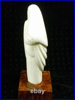 Ancienne Statue Art Deco Eramique Sculpture Religieuse Vierge Serie Limitee N 26