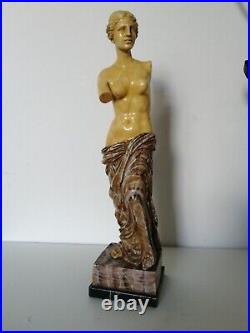 Ancienne statue sculpture venus nue étude beaux arts risine
