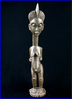 Art Africain African Tribal Arte Ancienne Statue Kulango Koulango 48,5 Cms