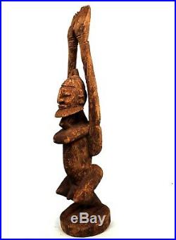 Art Africain Arts Premiers Primitif Ancienne Statue Tellem Dogon 59 Cms ++++