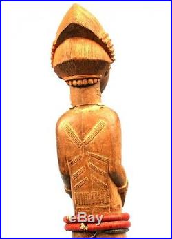 Art Africain Authentique Epouse Mystique Baoulé Pièce Villageoise Tribale