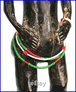 Art Africain Très Ancien Fétiche d'Adoration Agni Anyi Côte d'ivoire 35 Cms