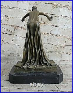 Art Déco Russe Danseurs Bronze Statue Demetre Chiparus Nouveau Sculpture Art Nr