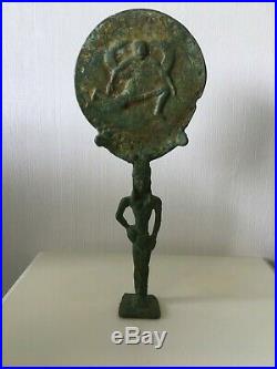 Art Etrusque ou grecque statue / sculpture en Bronze Archéologie ++ Très belle +