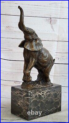 Art Faune Éléphant Par Milo Bronze Fonte Sculpture Statue Figurine