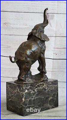 Art Faune Éléphant Par Milo Bronze Fonte Sculpture Statue Figurine