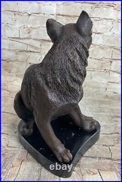Artistique Chaton Chat Amoureux Collectionneur Bronze Statue Sculpture Art Déco
