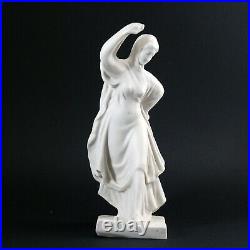 Authentique Tanagra MOUGIN danseuse statue en grès porcelaine Art Nouveau 1900