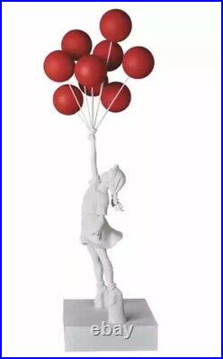 BANKSY Flying Balloons Girl limited collectible Statue Street Art Sculpture 56 C