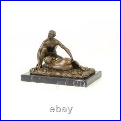 Bronze Marbre Moderne Art Deco Statue Sculpture Nue Erotique Femme Homme DSKF-67