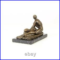 Bronze Marbre Moderne Art Deco Statue Sculpture Nue Erotique Femme Homme DSKF-67