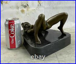 Bronze Sculpture Chair Art Sexe Statue, Femelle Sexuel Érotique Qualité Travail
