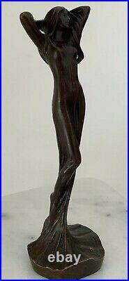 Bronze-femme, Art Nouveau Julien CAUSSÉ (1869-1909)