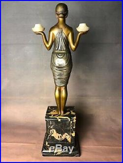 Bronze femme Art déco de Joseph Emmanuel Cormier (1889-1950)