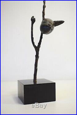 Bronze oiseau signé Becquerel Susse Frère Art Deco vers 1930