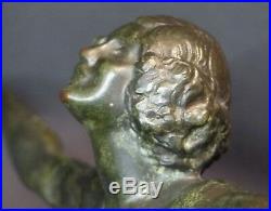 C 1930 belle Sculpture bronze Botinelly 37cm3.4kg Susse paris danseuse art déco