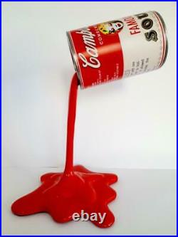 Campbells Soup Cans-Warhol-Marilyne-Sculpture-Pop Art-Splash-Tomato-36cm/1,5kg