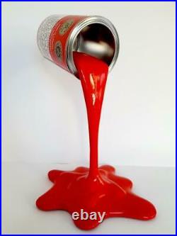 Campbells Soup Cans-Warhol-Marilyne-Sculpture-Pop Art-Splash-Tomato-36cm/1,5kg