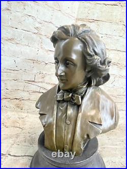 Chopin Buste Musée Qualité Bronze Sculpture Statue Figurine Art Déco Solde