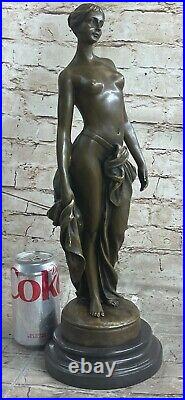 Classique Femelle Art Chair Figurine Femme en Bronze Marbre Statue Sculpture