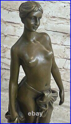 Classique Femelle Art Chair Figurine Femme en Bronze Marbre Statue Sculpture