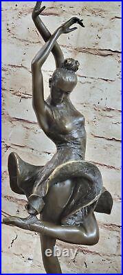 Degas Espagnol Danseuse Chair Large Sculpture Statue Poche Art Bronze Balle