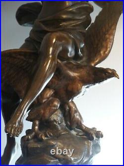 Émile Louis Picault grande statue art nouveau