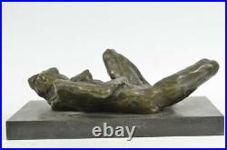 Fait à la Main Bronze Art Statue Sculpture Figurine Ornement Fille Par Figurine