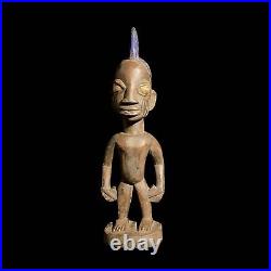 Figurine africaine Salampasu Sculpture Art Tribal Statue sculptée en bois