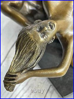 Fonte Érotique Art Ouvre Sexy Cigarette Cendrier Bronze Sculpture Statue Chair