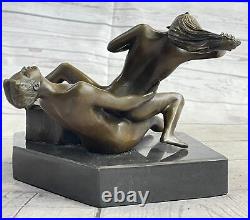 Fonte Érotique Art Ouvre Sexy Cigarette Cendrier Bronze Sculpture Statue Chair