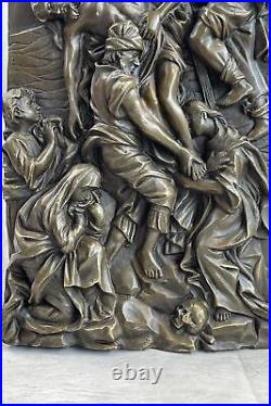Français Romain Grec Mythologique Bronze Statue Bas Sculpture Style Art Nouveau