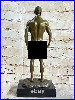 Gay Érotique Bronze Art Statue Homo Nue Homme Figurine Nu Mâle Sculpture Décor