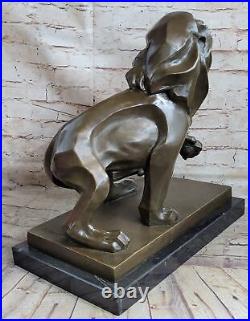 Henry Moore Art Moderne Abstrait Africa Statue Bronze Figurine Sculpture