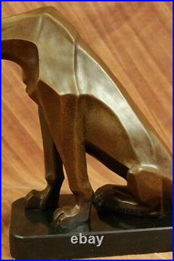 Henry Moore Cougar Jaguar Puma Vie Sauvage Bronze Sculpture Statue Figurine Art