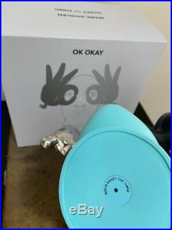 Mark Whalen Ok Okay Vinyl Art Sculpture /70 Sold Out TEAL Signed/Numbered On Box