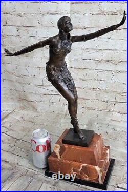 Modèle Chiparus Style Gypsy Danseuse Bronze Statue Sculpture Figurine Art