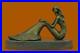 Moderne_Abstrait_Art_Artisanat_Decor_Statue_Bronze_Sirene_Sculpture_Fonte_Oeuvre_01_lt