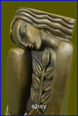 Moderne Art Abstrait Mère Nature Par Salvador Dali Bronze Sculpture Statue Décor
