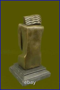 Moderne Art Abstrait Mère Nature Par Salvador Dali Bronze Sculpture Statue Décor