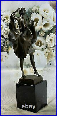 Orientaliste Autrichien Bergman Bronze Sculpture Fait Vilain Statue Art